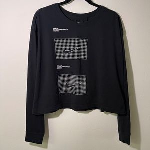 Nike Sportswear House of Innovation NYC Cropped Long Sleeve Shirt Women's 2XL